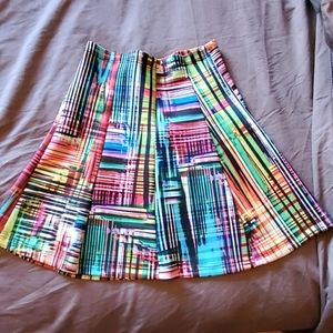 Multicolored highwaisted skirt